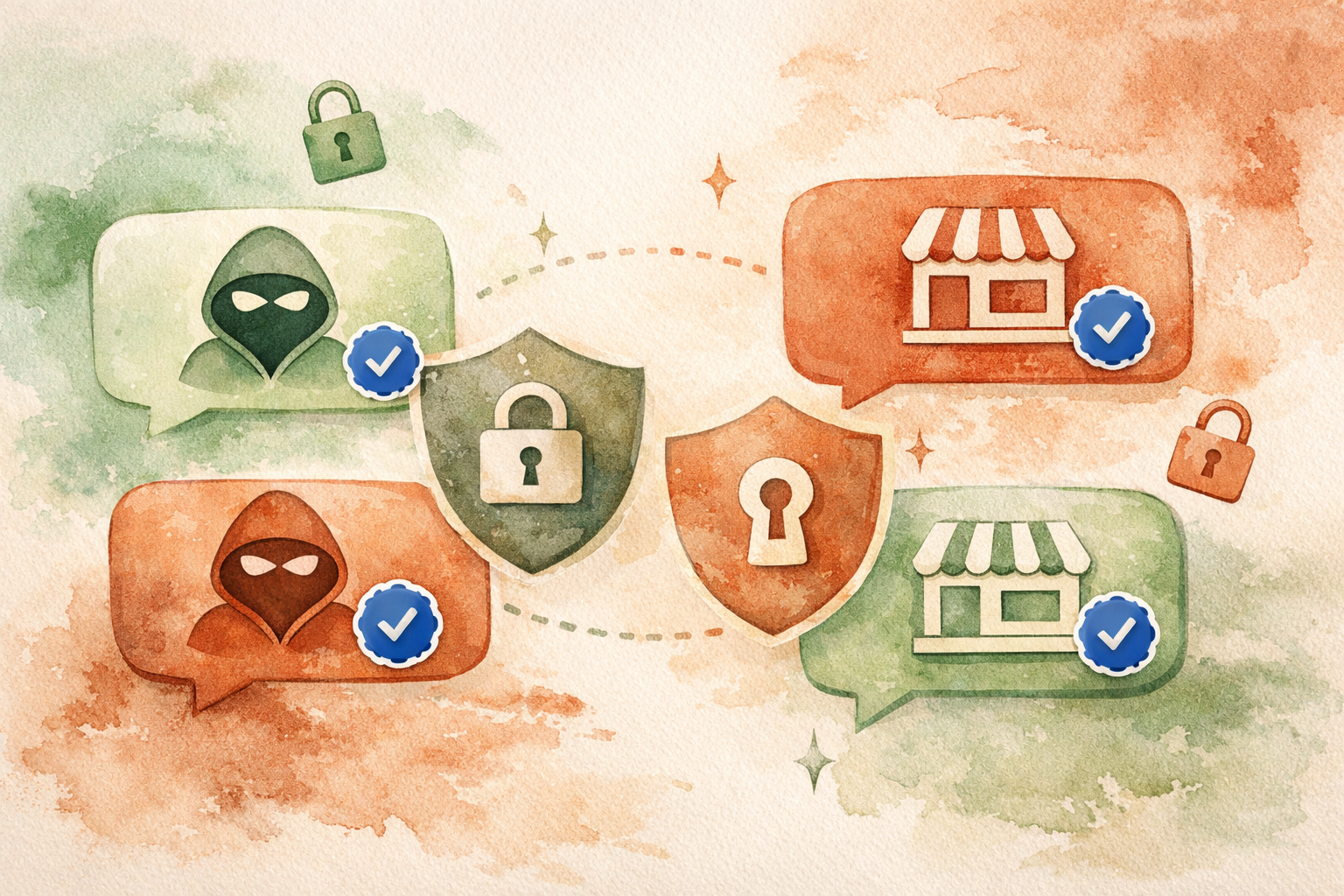 Anonymous secure chat